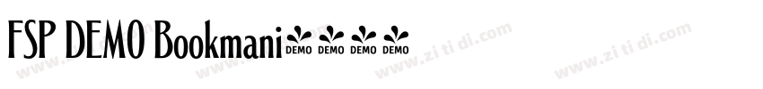 FSP DEMO Bookmani字体转换 FSP DEMO Bookmani字体转换